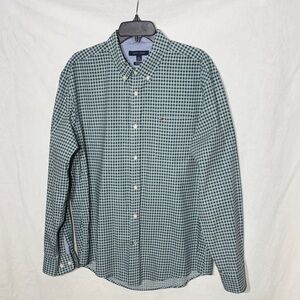 Tommy Hilfiger Green Plaid Casual Shirt